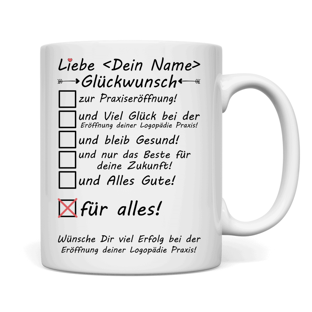 back white tasse logopädie praxis glückwunsch frau mockup