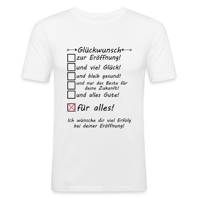 herzlichen glueckwunsch zur eroeffnung