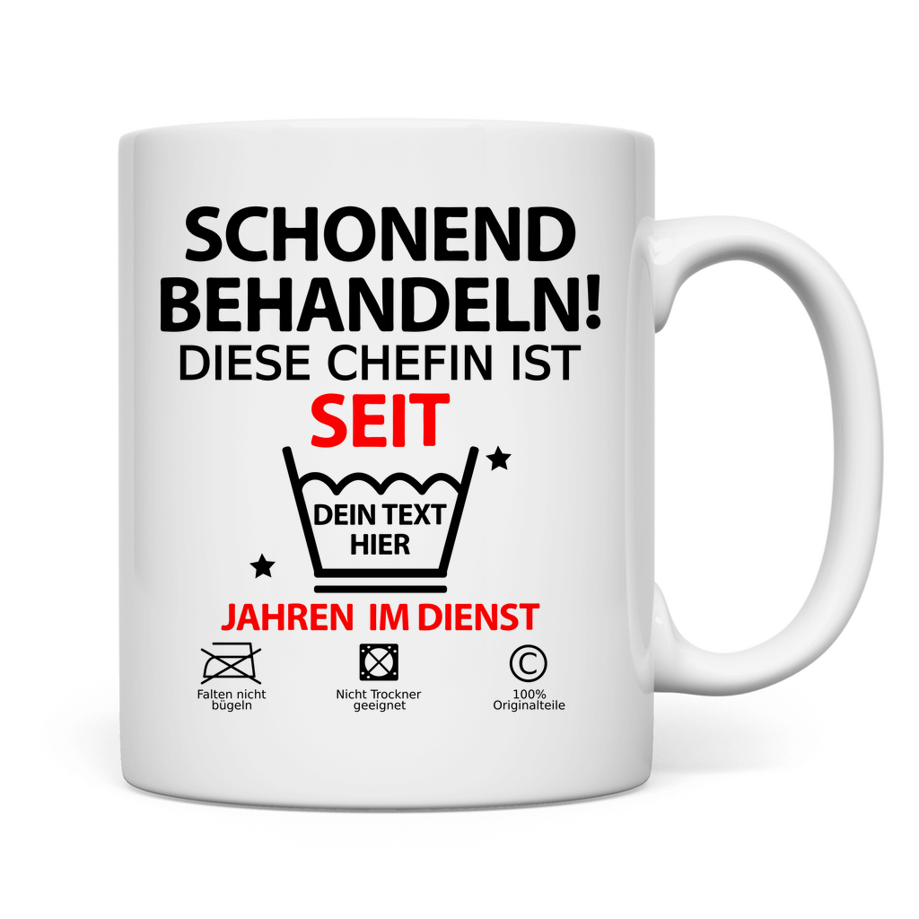 tasse chefin dienstjubiläum personalisiert