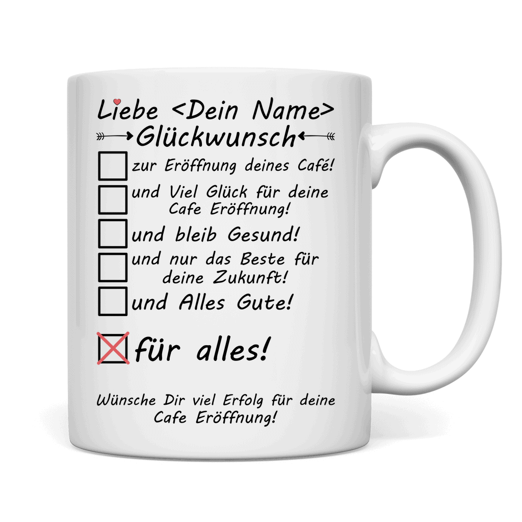back white tasse eröffnung eines café glückwunsch frau mockup