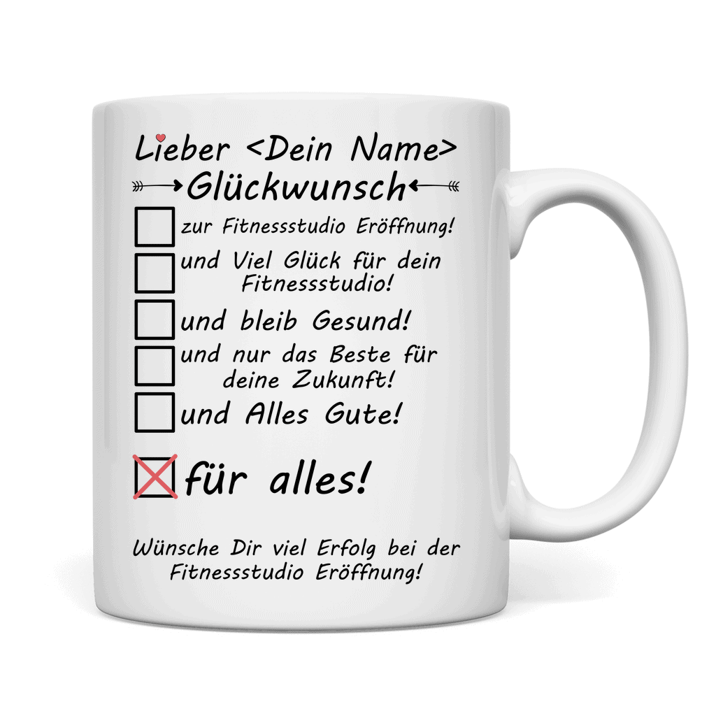 back white tasse eröffnung eines fitnessstudio glückwunsch mann mockup