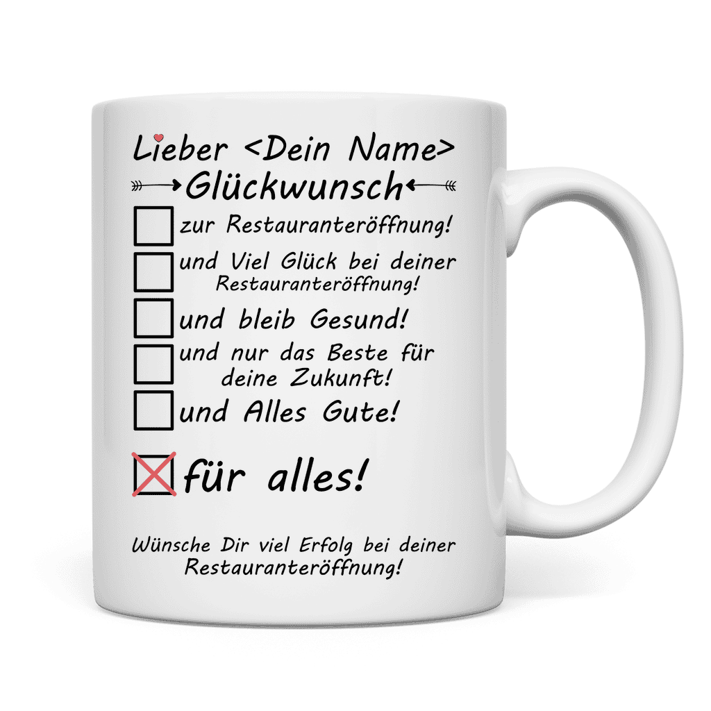 back white tasse restaurant eröffnung glückwunsch mann mockup