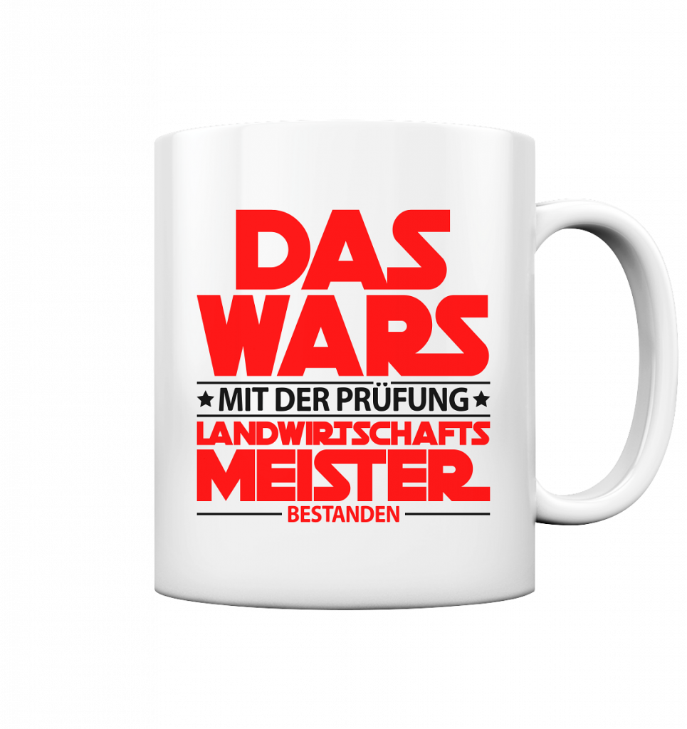 meisterpruefung landwirt bestanden tasse