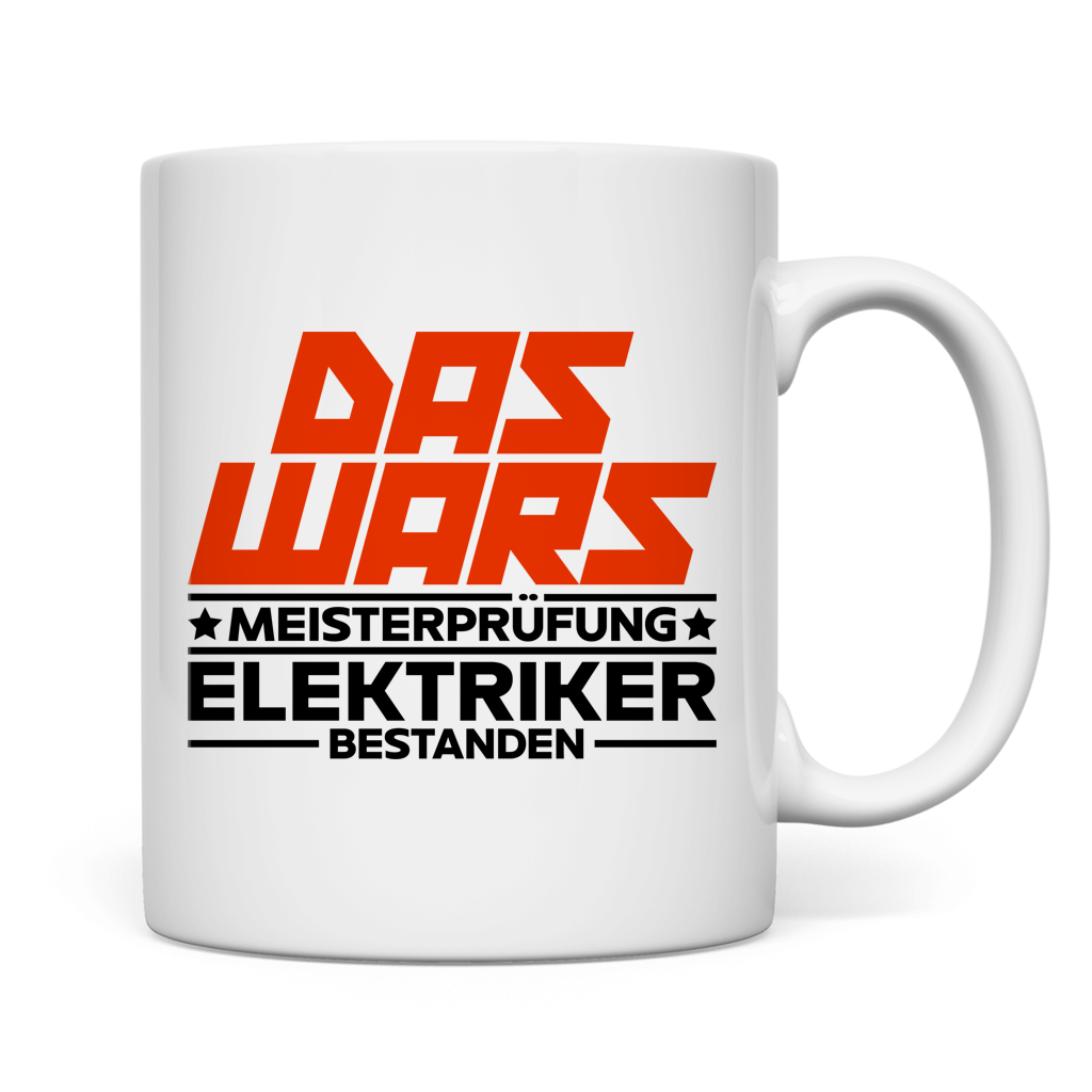 tasse elektriker meisterprüfung bestanden mockup