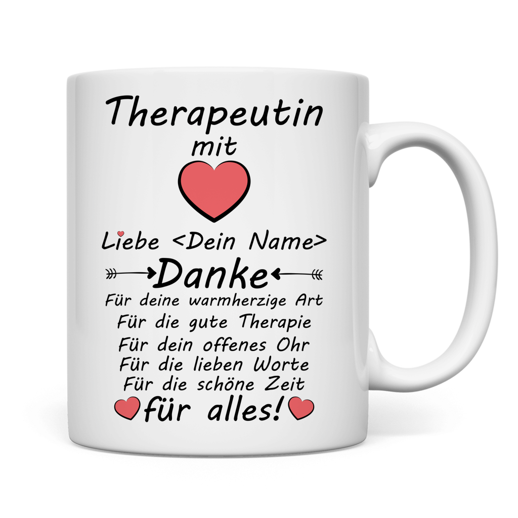 tasse therapeutin mit herz danke sagen für alles zum abschied