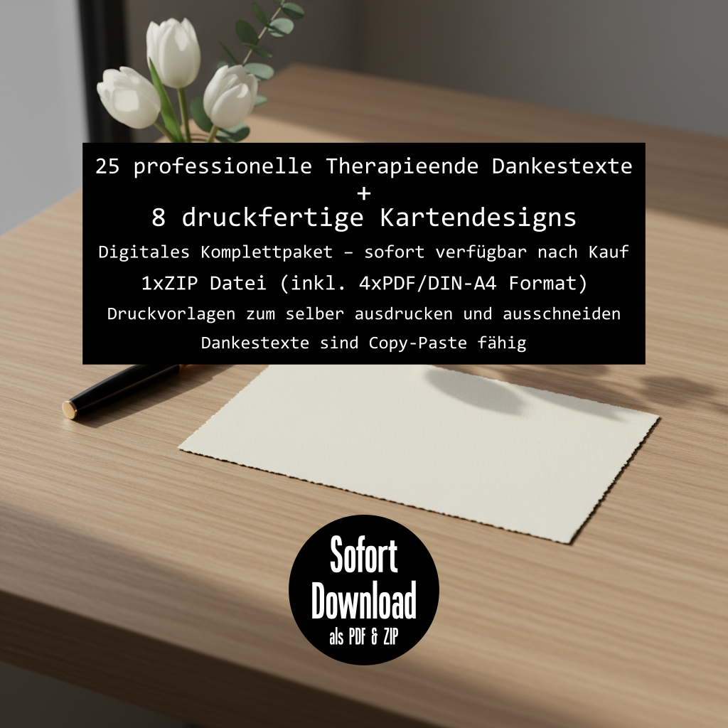 premium therapieende set: design vorlagen & profi texte premium therapieende set: design vorlagen & profi texte
