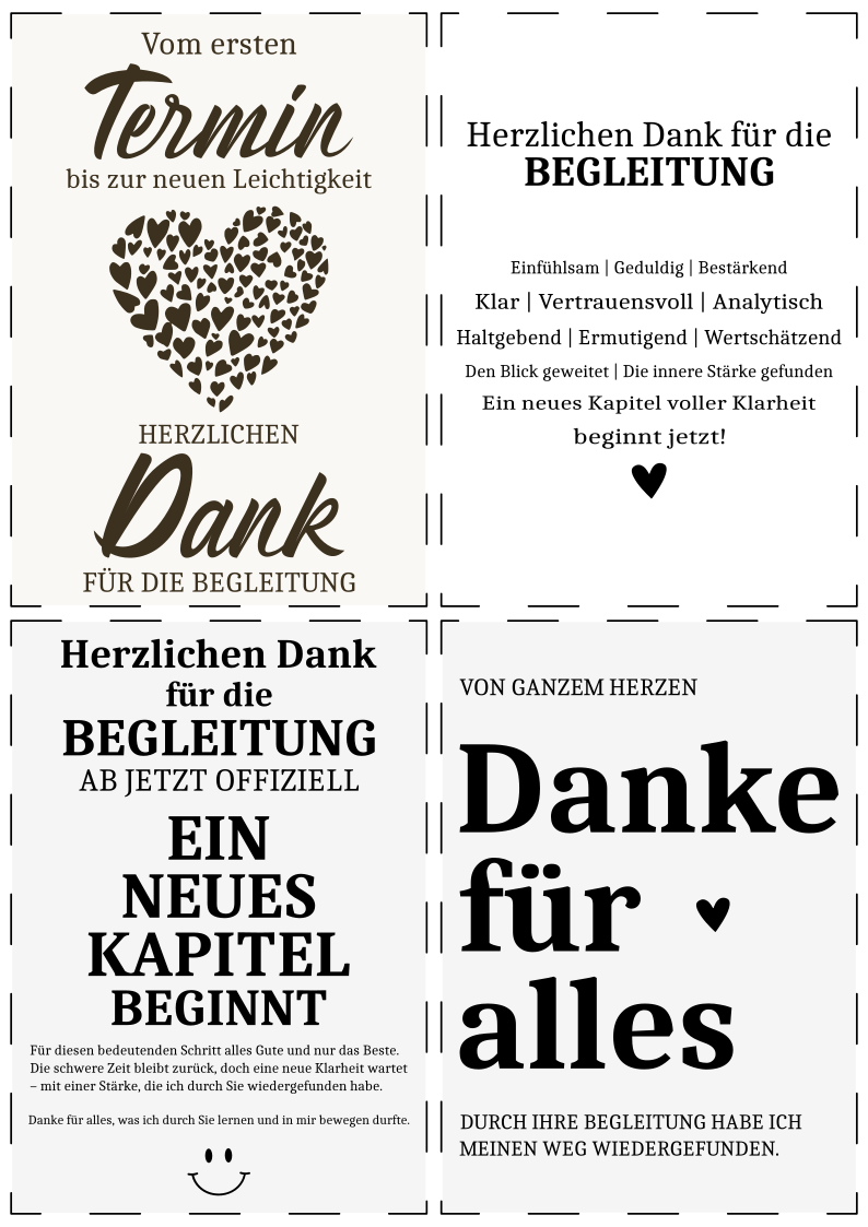 premium therapieende set: design vorlagen & profi texte premium therapieende set: design vorlagen & profi texte