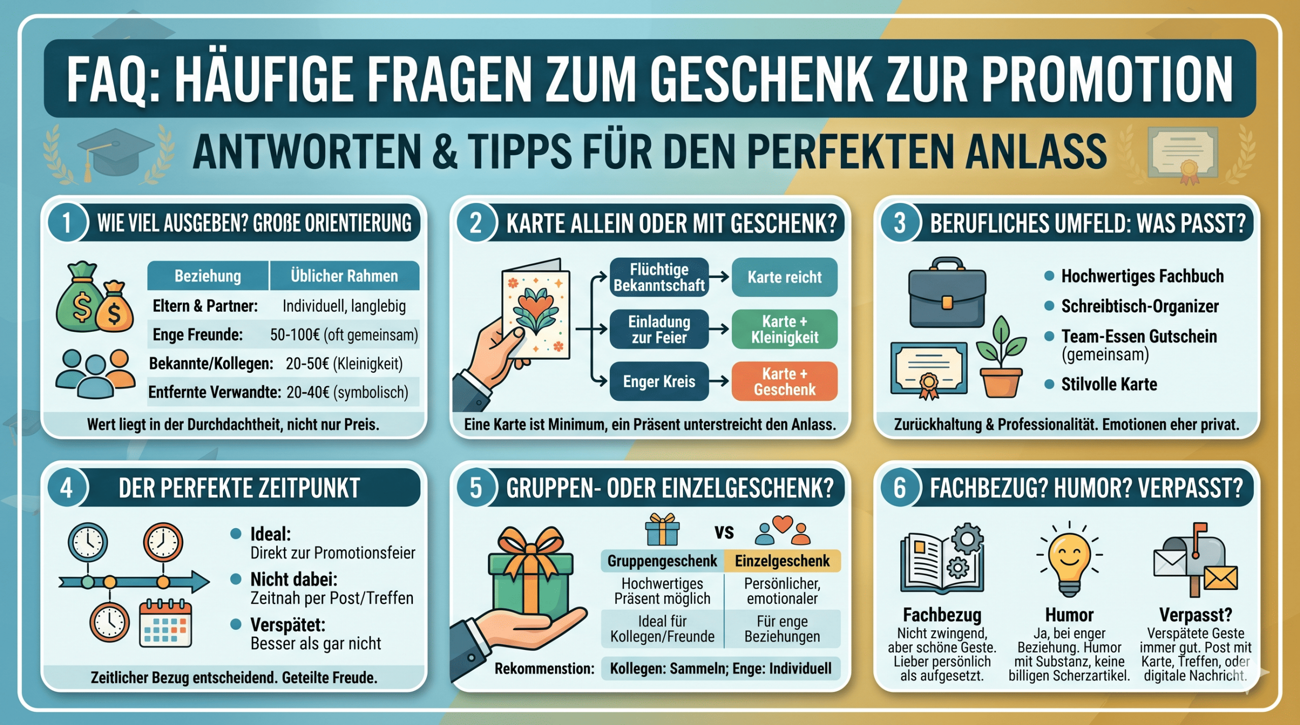 haeufige fragen zum geschenk zur promotion
