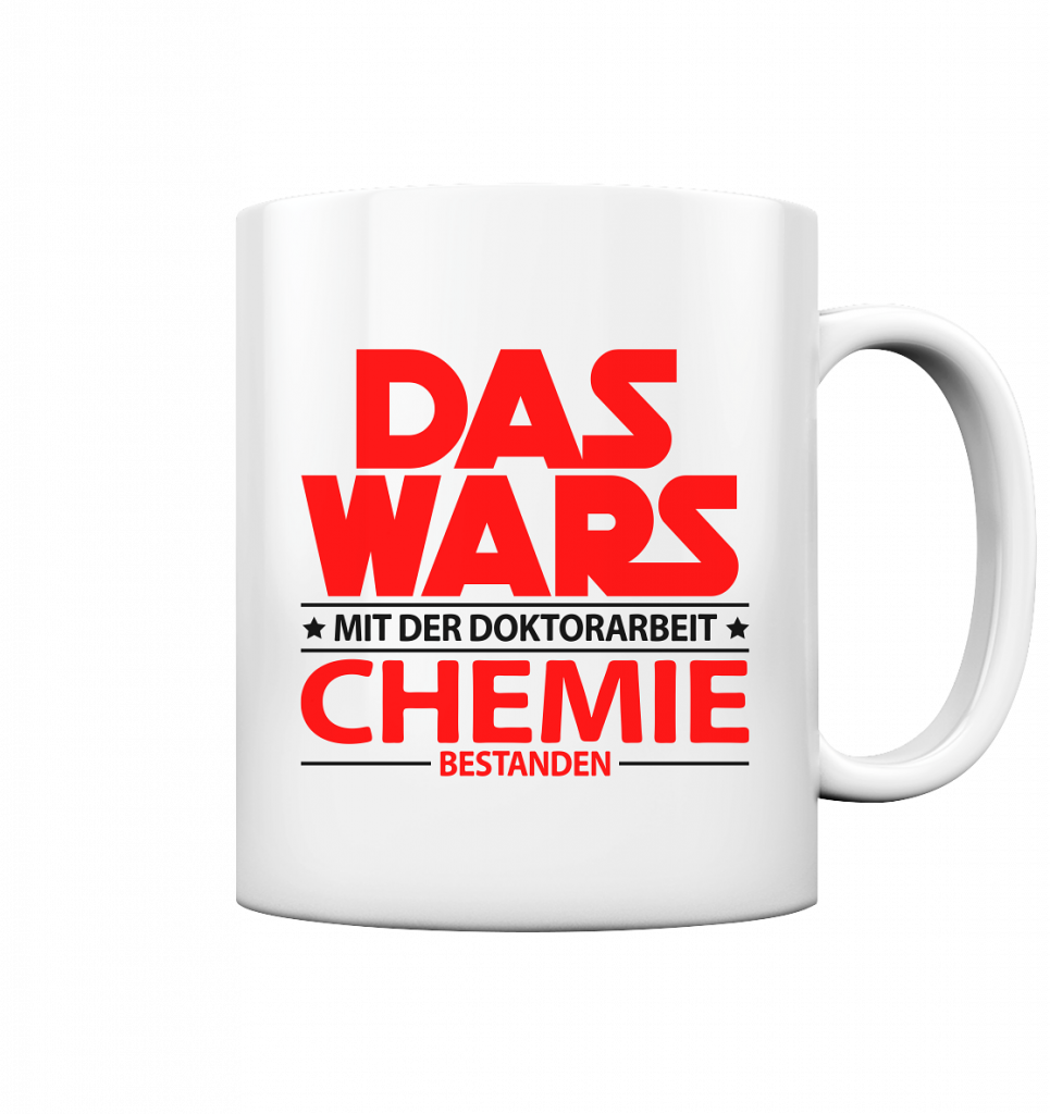 doktortitel in chemie bestanden tasse