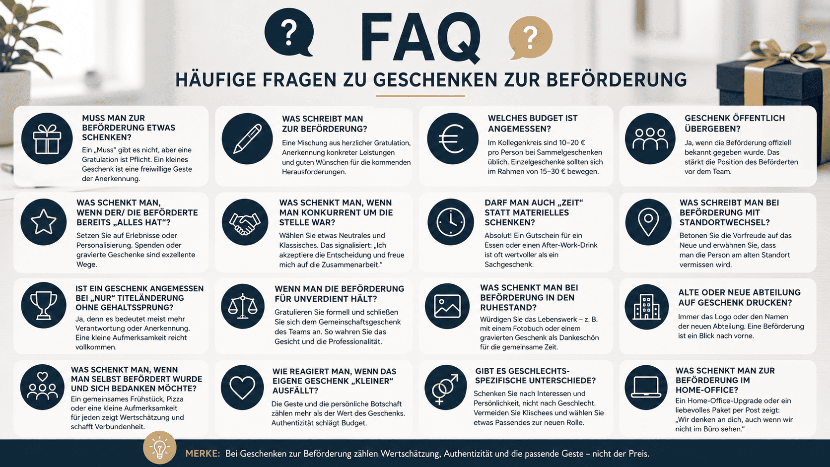 faq – haeufige fragen zu geschenken zur befoerderung