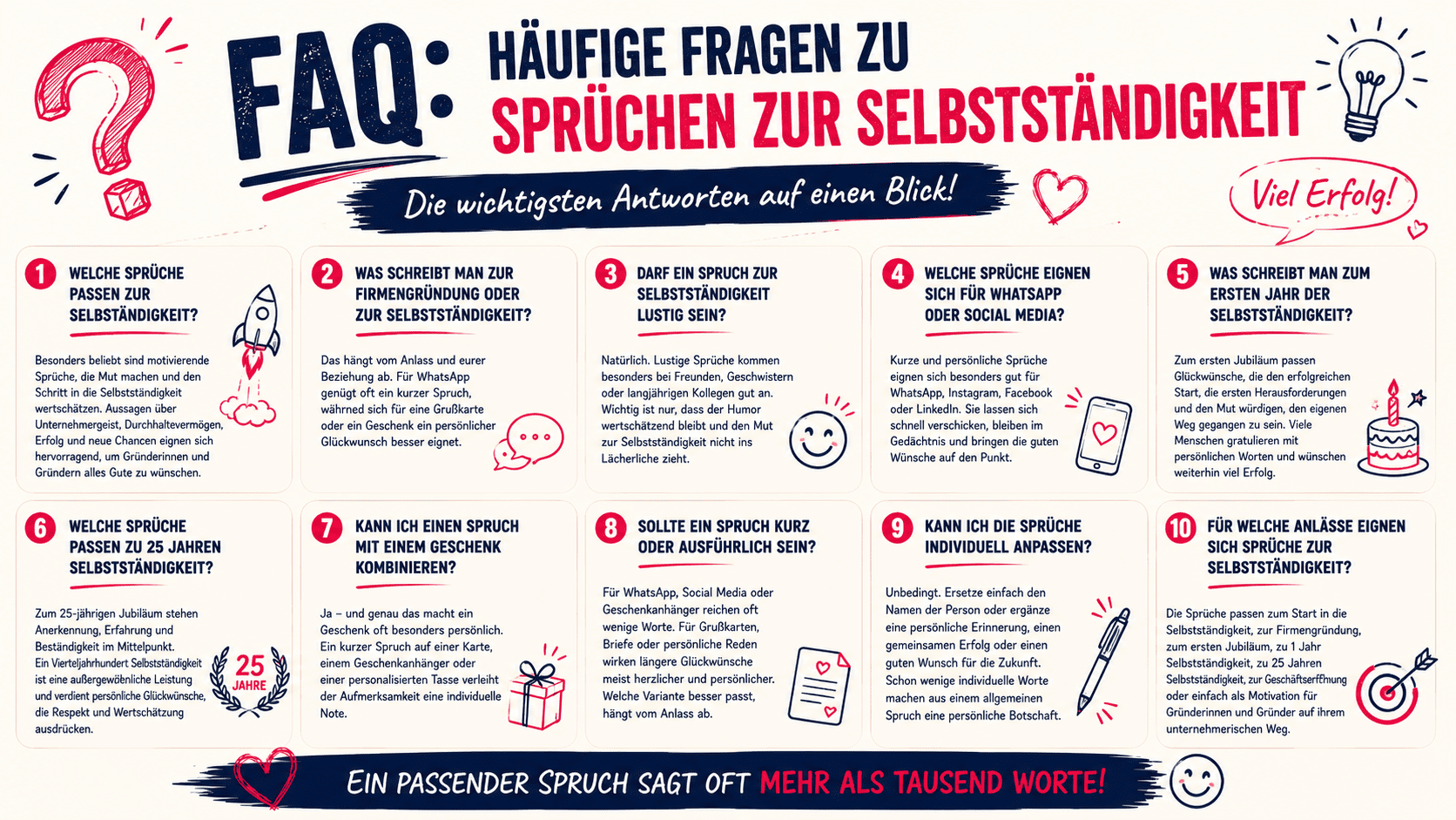 Sprüche zur Selbstständigkeit faq haeufige fragen zu spruechen zur selbststäaendigkeit