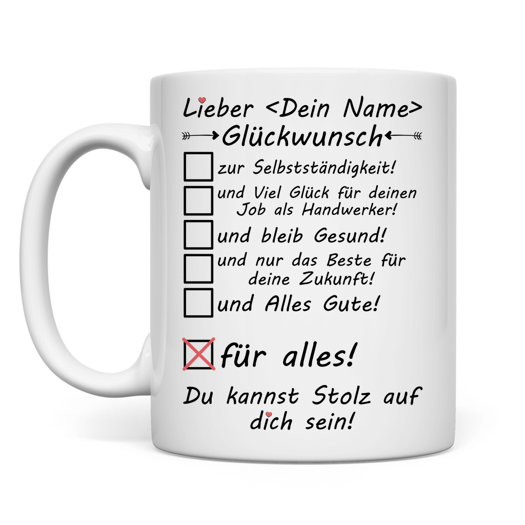 tasse zur selbständigkeit zum handwerker