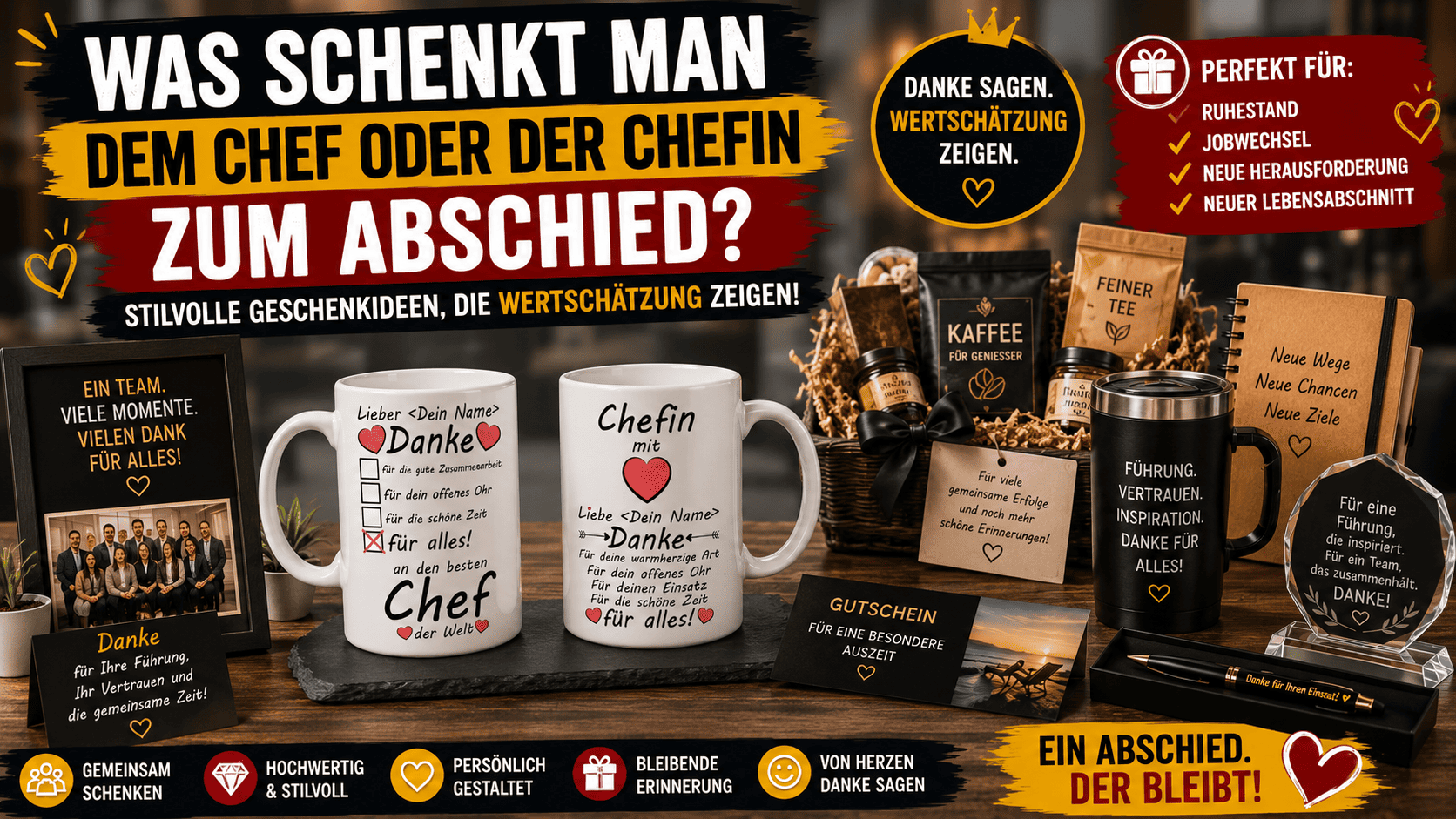 was schenkt man dem chef oder der chefin zum abschied